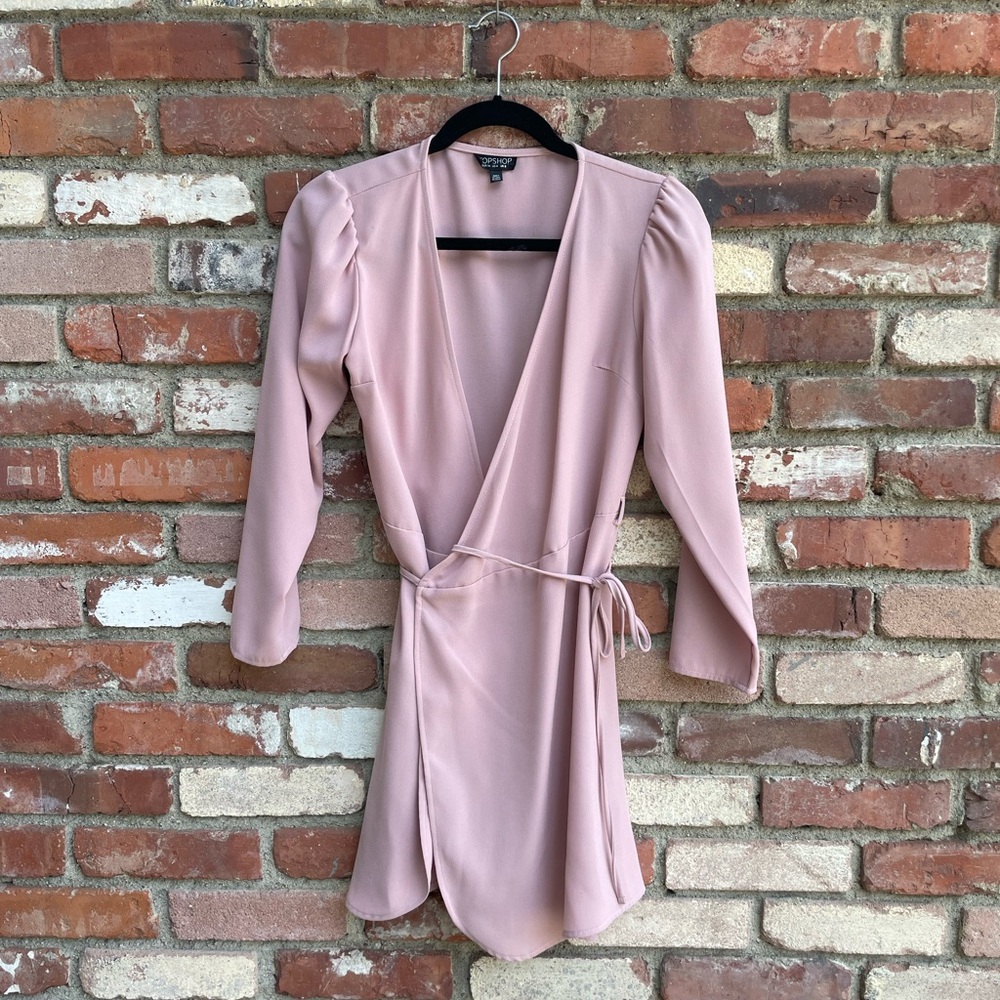 Topshop blush robe top